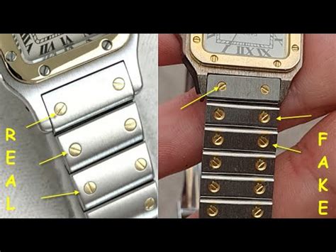 how to spot fake cartier tank watch|cartier watch authenticity check.